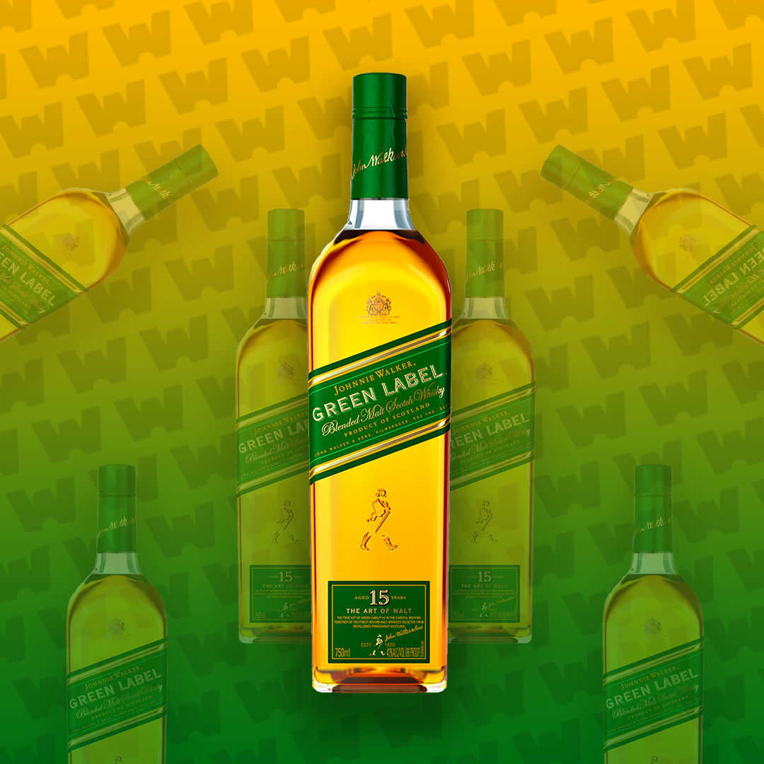 Johnnie Walker Green Label Whiskey 750ml